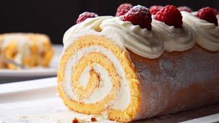 Easiest Swiss Roll Recipe | Basic Vanilla Swiss Roll