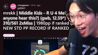 Mrekk's 1980pp Score is Unreal