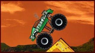 Monster Truck Demolisher - Flash Game Walkthrough (24 levels) (RETAKE)