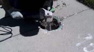 Kerf Cutter...Super Fast Valve Box Repair