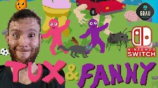 Tux and Fanny Nintendo Switch Gameplay and Review | PUZZLE ADVENTURE GAME | OLD SCHOOL GRAPHICS