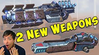 2 NEW Weapons: NUCLEON & QUARKER Introduced - War Robots Gameplay WR