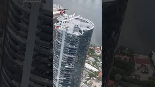 Penthouse de Messi en Miami desde el helicóptero de Telemundo 51