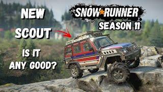 SnowRunner Season 11 New Scout : Neo Falcon 2000 Review