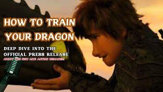 How To Train Your Dragon (2025) || Deep Dive Into The Press Release :The New Live Action REMAKE !!!
