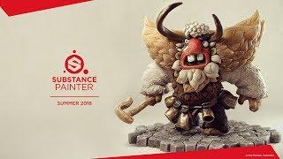 Substance Painter Summer 2018: Non-square stencil and projection | Adobe Substance 3D