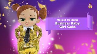 Business Baby Girl Gold Mascot Costume