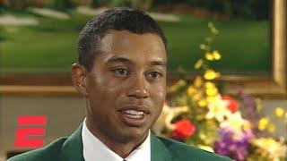 Tiger Woods exclusive ESPN interview after his 1st Masters win (1997) | ESPN Archive