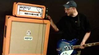 2011 Orange Rockerverb 100 MKII Full Stack Demo - Rickenbacker 370