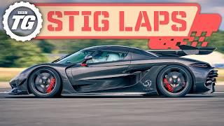 Koenigsegg Jesko Attack: 1578bhp vs TG Track! | Stig Laps