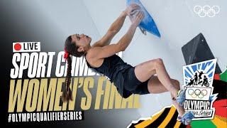 LIVE Sport Climbing: Women's Boulder & Lead Finals! | #OlympicQualifierSeries