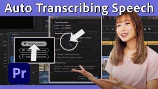 Add Subtitles & Captions to a Video with Auto Transcribe | Premiere Pro w/ Aileen Xu | Adobe Video