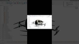 How I Design eHANG 184 Without Blueprint  #3dmodelingsoftware #drone #automobile #fpvdrone #fpv