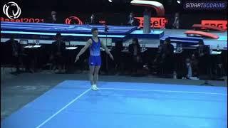 Aleksandr Kartsev - Floor - Qualification - European Championships 2021