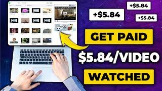 Get Paid $5.84 Per Video You Watch! *NEW Website* | Make Money Online Watching Videos