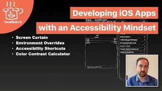 Developing iOS Apps with an Accessibility Mindset, by Dani Devesa (English)