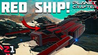 Exploring The Crashed RED SHIP !? The Planet Crafter Humble [E8]