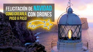 Crea un video de Felicitación de Navidad  con drones paso a paso