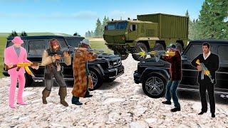 БРИГАДА УСТРОИЛА ЗАСАДУ НА КОНВОЙ в GTA RADMIR RP