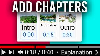 How To Add Chapters To YouTube Video | Add Timestamp On YouTube