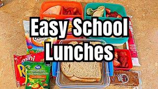 WEEK OF SIMPLE SCHOOL LUNCHES | KID FRIENDLY, PRACTICAL LUNCHES.