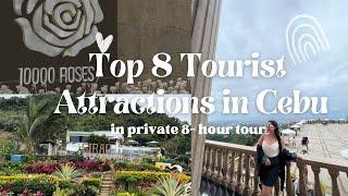 Top 8 Tourist Attractions in Cebu | Private 8 hour tour | City Proper Land Tour| Bucketlist