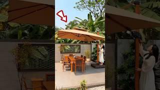 outdoor garden parasol | cool gadgets #shorts #amazing #parasol