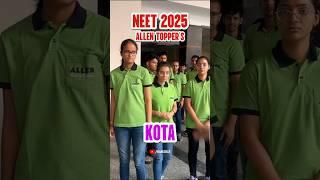 NEET 2025 TOPPER ALLEN #air1 #neet2025 #neet #trending #viral #shorts #allen #kota