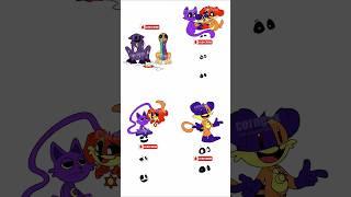 Kiki and Bouba Phase Transformation COMPARISON(Poppy Playtime Chapter 4 Animation) #art #meme