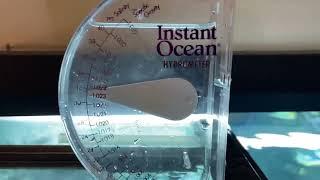 Instant Ocean Hydrometer New Saltwater Tank Salinity Tips