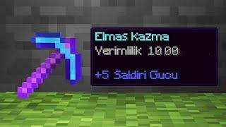 Minecraft mobil Verimlilik 1000 kazma yapımı!!!