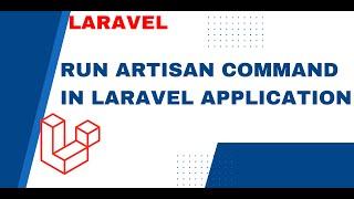 Run artisan commands directly in a Laravel project