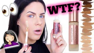 MAKEUP REVOLUTION CONCEAL & DEFINE FOUNDATION | FIRST IMPRESSIONS, WEAR TEST & REVIEW!!