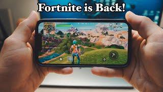 Fortnite Mobile iPhone 13 Pro Performance Test (FPS) 2024