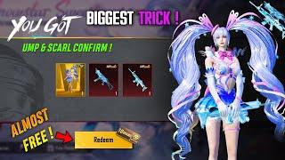 Unlock 100% Trick  Almost FREE Glacier UMP & Glacier SCARL | New Ultimate Set Crate Opening Trick !