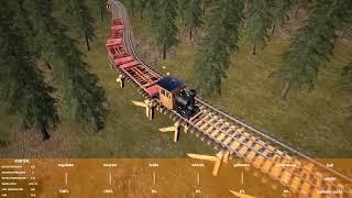 Railroads Online!   Loop tour  - Logging Camp to Lumber Mill - Why do I have crazy track?