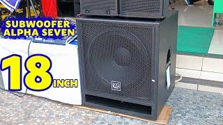 SUBWOOFER AKTIF 18INC HOREG alpha seven