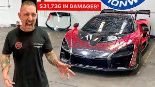 WHO VANDALIZED MY $2,000,000 CARBON MCLAREN SENNA…..