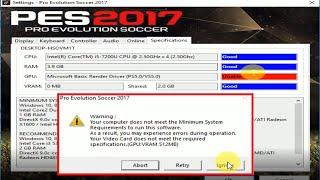 how to fix gpu vram problem pes 2013/2015/2016/2019/2020_Tutorial Jinan