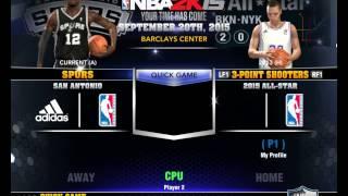 NBA 2K14 Ultimate base roster. Video 01