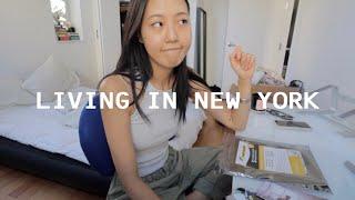 How I got my New York apartment, why I decided to live alone, unpacking, saying goodbye | vlog