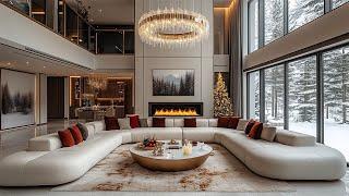 Serenity in Winter Apartment with Smooth Jazz Music ️ Christmas Jazz Music for Stress Relief, Sleep