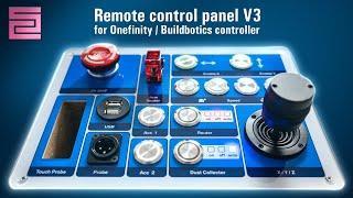 Remote control panel V3 for Onefinity / Buildbotics CNC controller