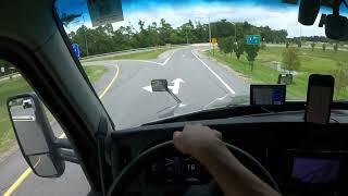 Rookie Trucker Delivers Load of Potato Chips in Orlando, Florida