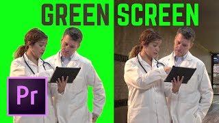 HOW TO Green Screen (Chromakey) Premiere Pro CC