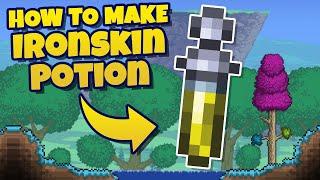 How to make Ironskin Potion in Terraria