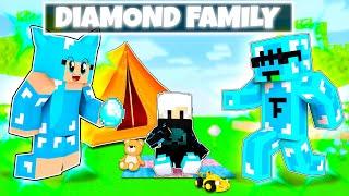 Adopted By The DIAMOND FAMILY In Minecraft (Hindi)