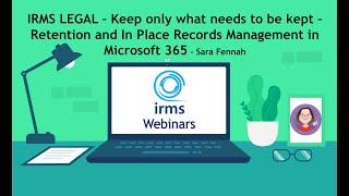 Keep only what needs to be kept - Retention and In Place Records Management in Microsoft 365