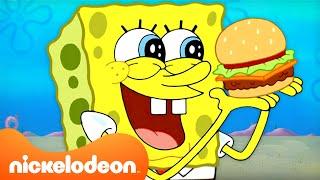 SpongeBob's Best KRABBY PATTY Food Moments | SpongeBob SquarePants | Nickelodeon UK