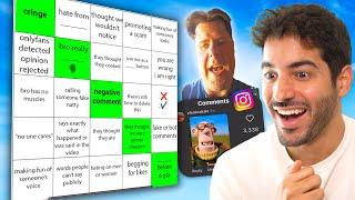 I Played Bingo With The WORST Instagram Comments